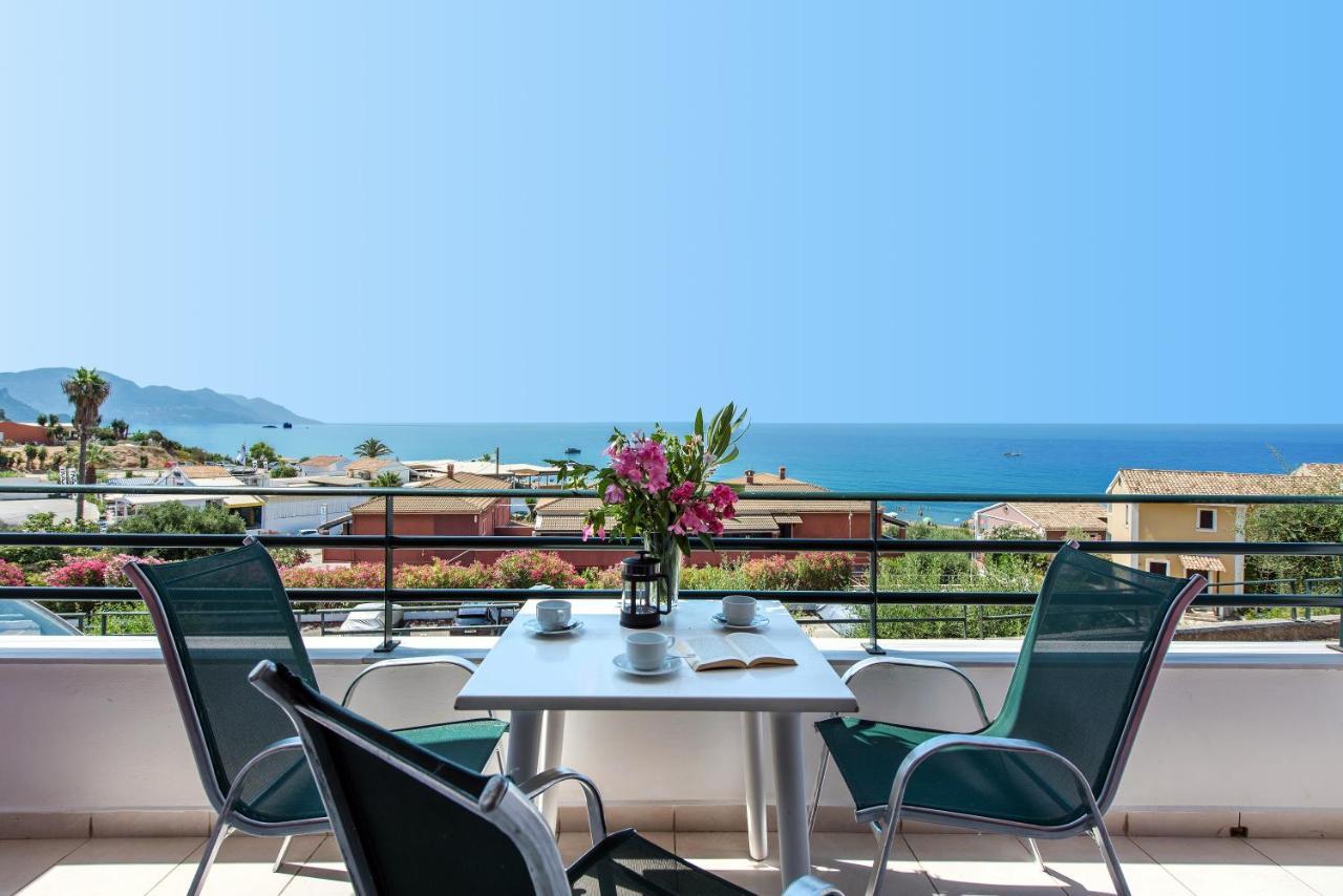 Corfu Amboti Apt Glyfáda Exterior foto